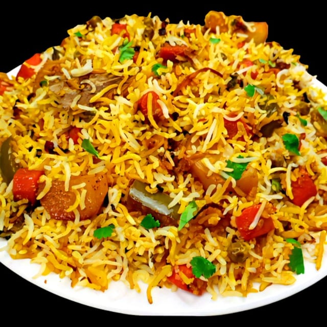 Vegetable Biryani.