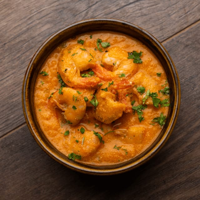 Shrimp Vindaloo.