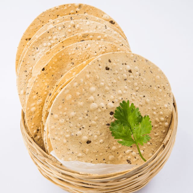Papadum.