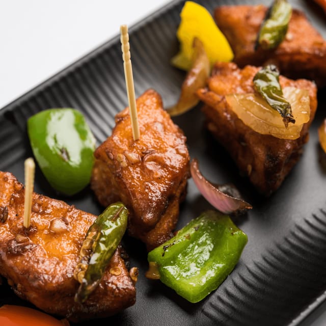 Chilli Paneer.