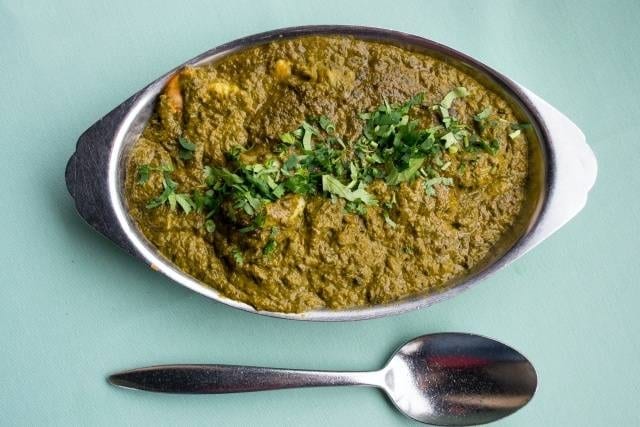 Shrimp Saag.